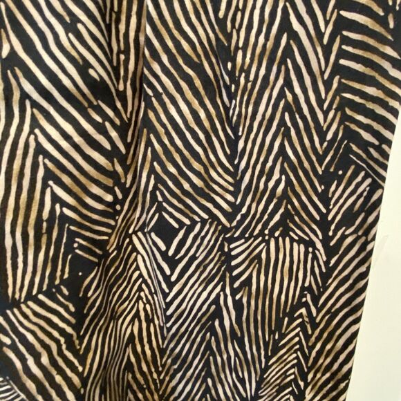 220 Hickory Pull On Casual Pant Outfit Lounge Wide Leg Knit Top Black/Creme L/XL - Picture 9 of 10